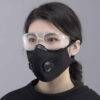 Dulzod Outdoor Sport Mask Reusable Activated Carbon Dustproof Mask Respirator Activated Anti Cold Sports Face Mask Filters Bicycle Mask Mountain Bike Riding Mask - Imagen 2